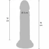 ToyJoy Get Real Deluxe 15 cm - model intymny z podwojnÄ… gÄ™stoÅ›ciÄ… TPR