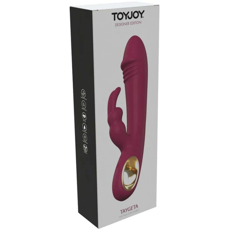ToyJoy Taygeta Designer Edition silikonowy model z podwojnÄ… stymulacjÄ… 21 cm