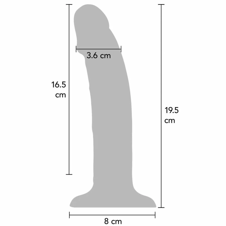 ToyJoy Get Real Fioletowy Model WibrujÄ…cy Silikonowy 19