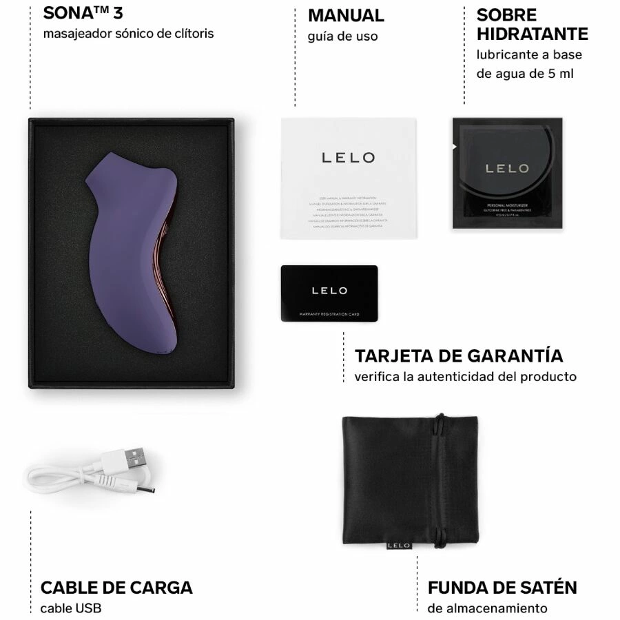 LELO SONA 3 Cyber Purple - Sonic System
