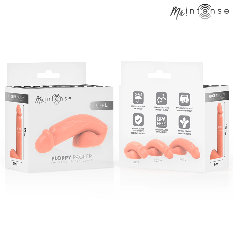 MR INTENSE Floppy Packer L - anatomiczny model silikonowy
