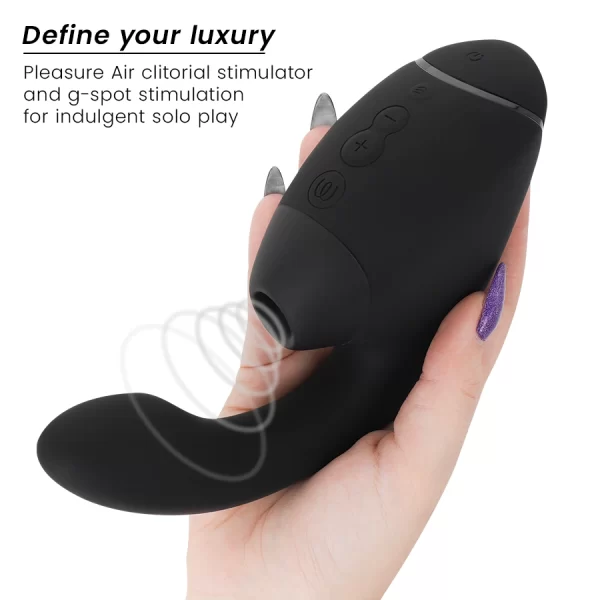 Womanizer Duo Next Czarny - Innowacyjny System Podwojnej Stymulacji - Anelma Womanizer Duo Next Czarny - Innowacyjny System Podwojnej Stymulacji