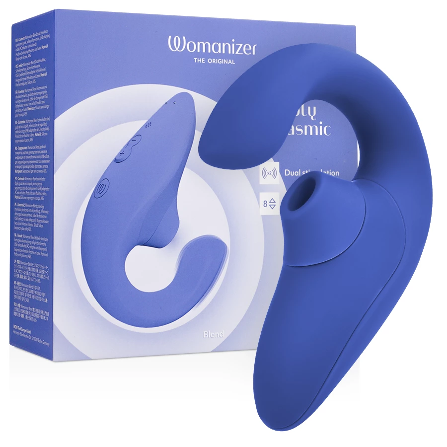 Blend Intimate Dual-Action Vibrant Blue Device
