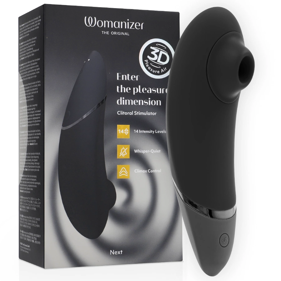 Next Air Technology Intimate Device Black 14 Levels Waterproof