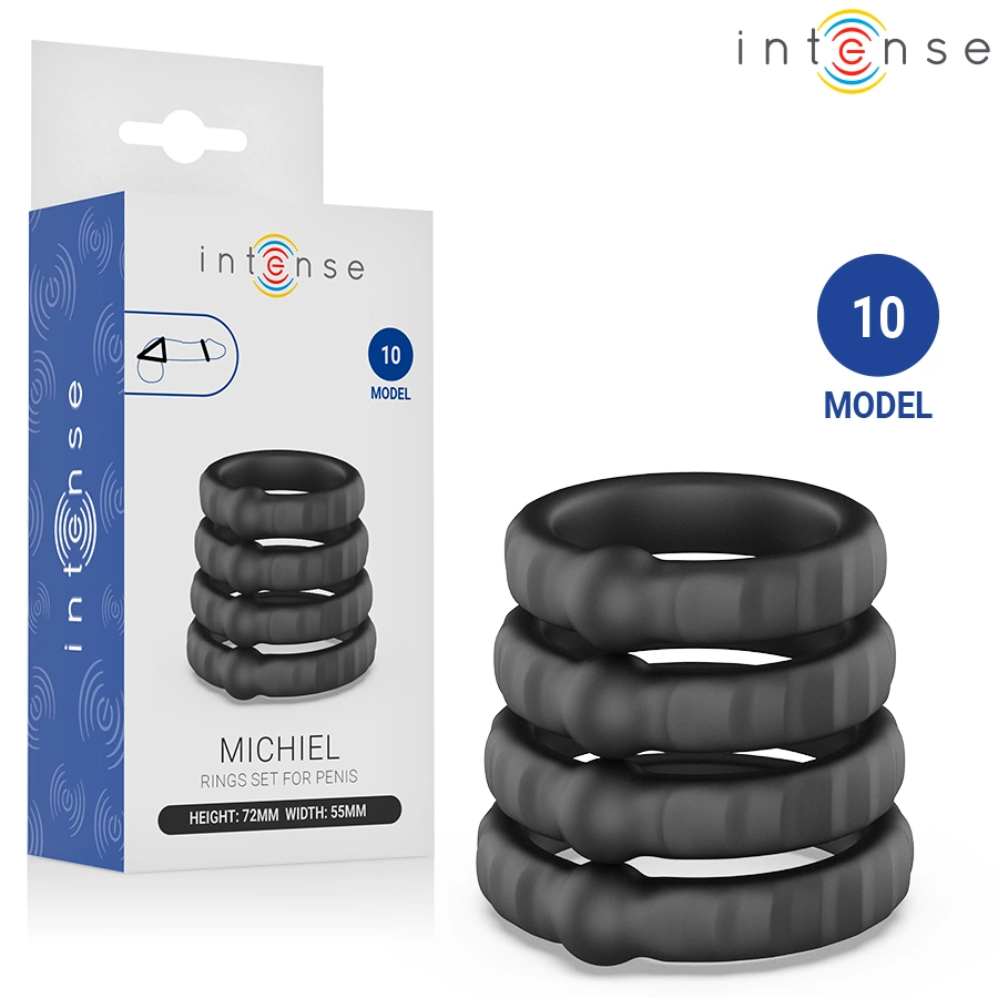 Model 10 Set of 4 Anatomical Support Rings - Flexible Sizes