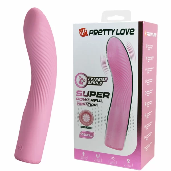 Kisell G-Spot Pink Intimate Massager 10 Modes 16.1cm