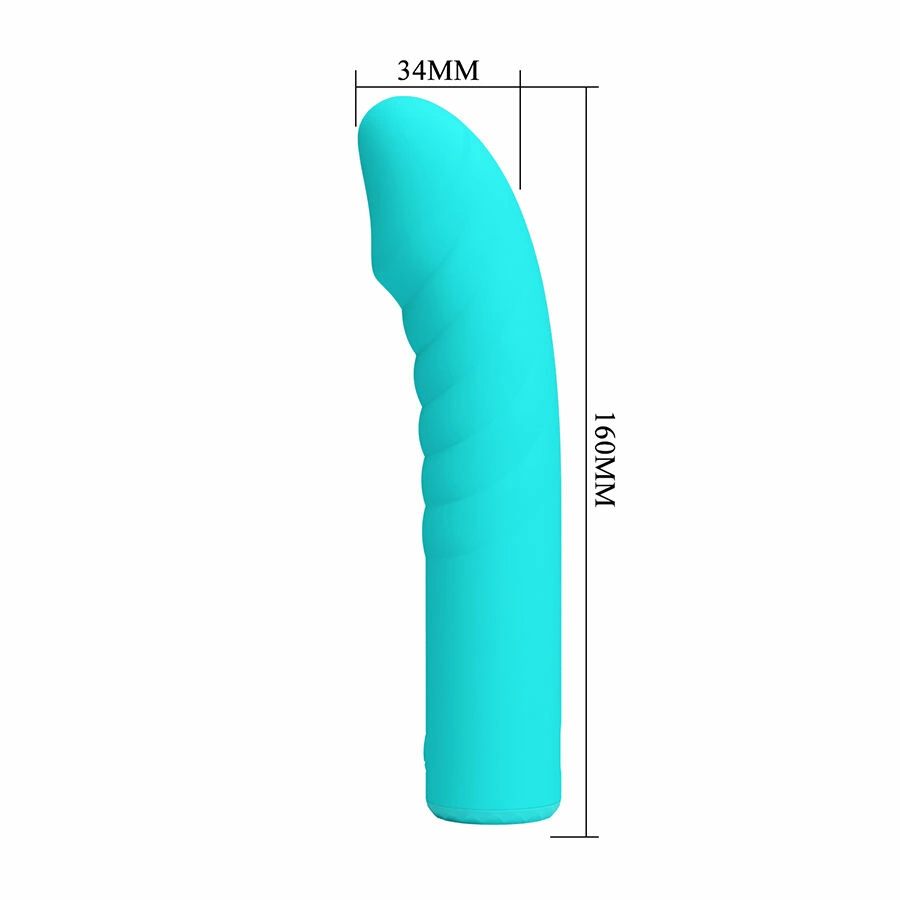 Pretty Love Rylan niebieski masaÅ¼er punktu G 10 trybow Å›wiatÅ‚o LED
