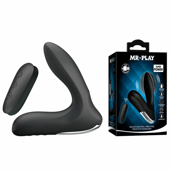 Prostate Massager Black - Inflatable