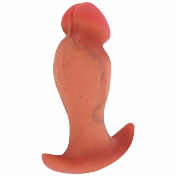 Inferno 10 cm Anatomical Plug Liquid Silicone Black