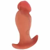 Inferno Anatomical Plug 13 cm Liquid Silicone Black