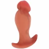 Inferno 16 cm Anatomical Plug Liquid Silicone Black