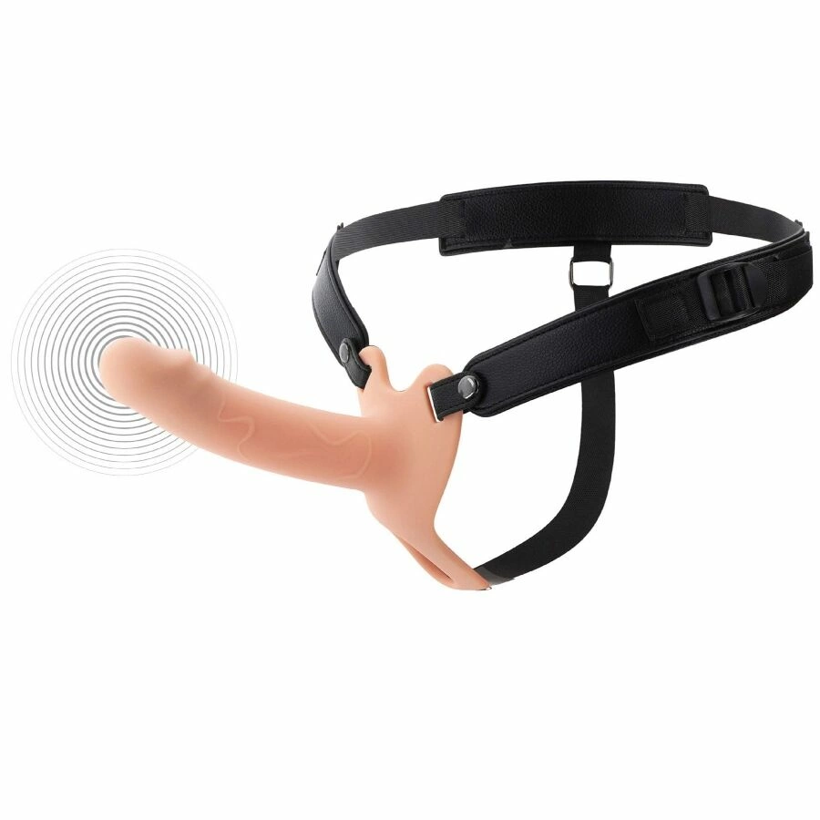 Inferno Vibrating Extension Strap-On 16 cm