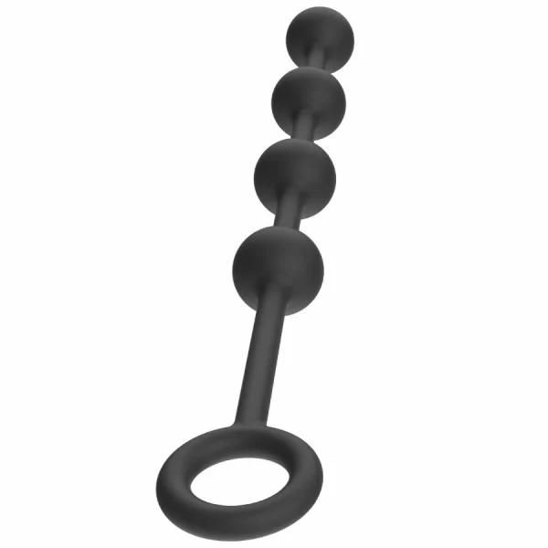 Extreme Heavy Anal Balls Medium Silicone 34.5cm Black