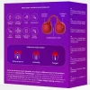 SNAIL VIBE Twinn Wibrator Palcowy Cherry - kompaktowy