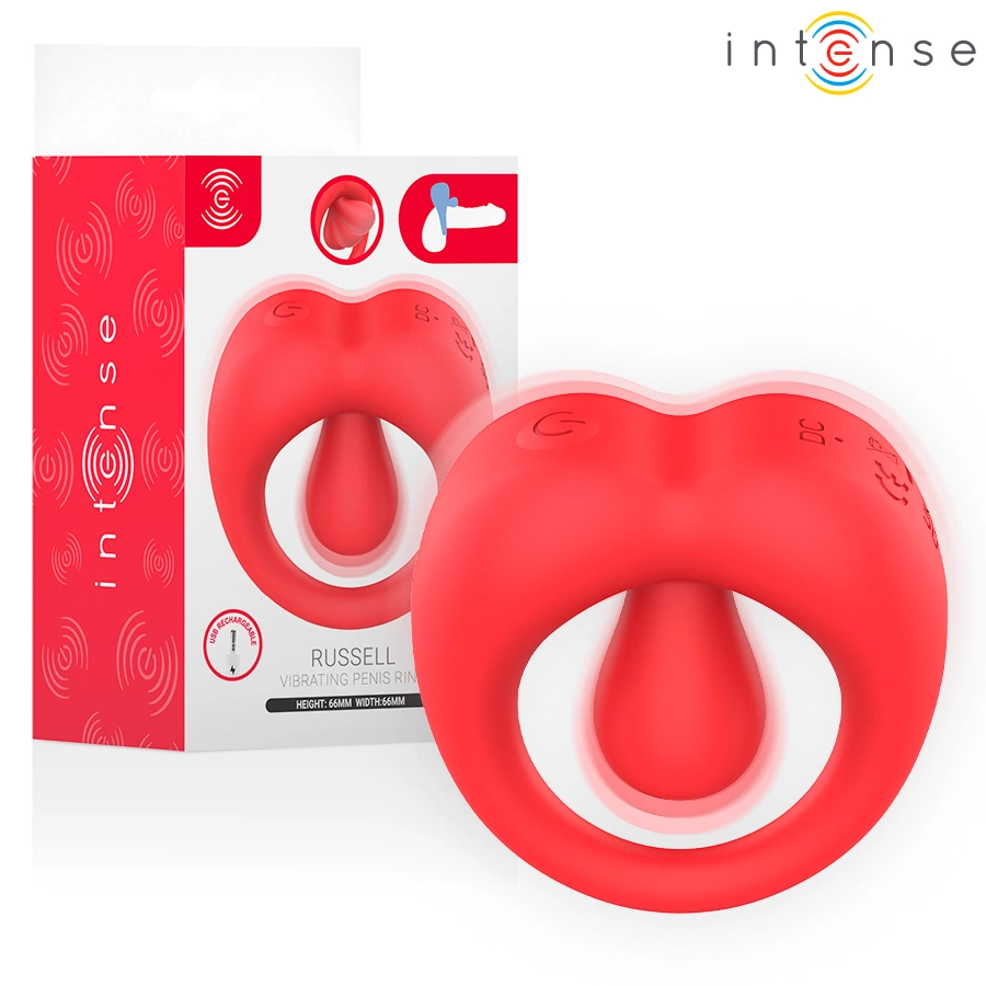 Russell Vibrating Ring Red - 10 Modes