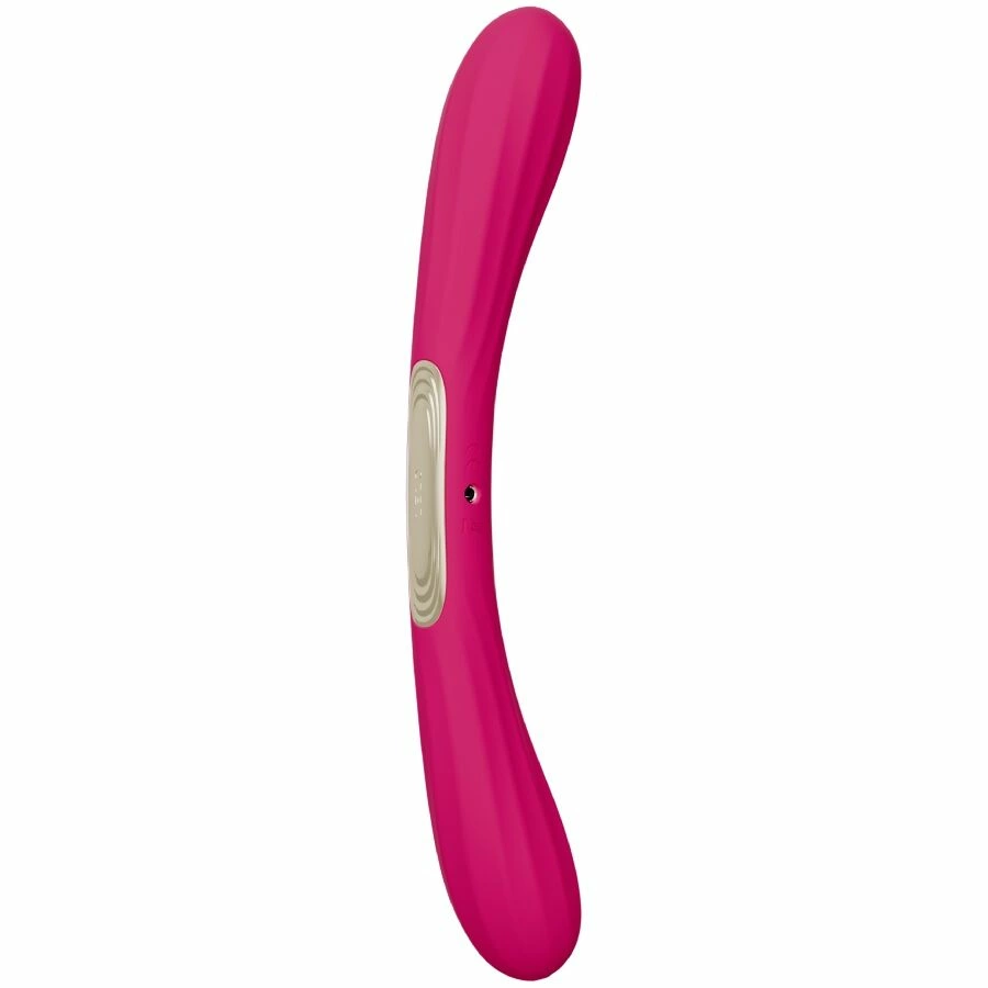 BOOMERANG Double-Ended Vibrating Device Cerise Waterproof USB BOOMERANG Double-Ended Vibrating Device Cerise Waterproof USB