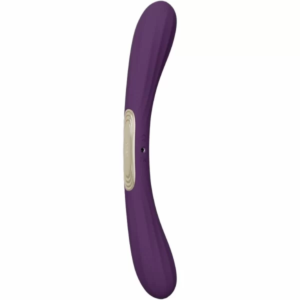 Boomerang Double-Ended Vibrating Device Purple USB Waterproof