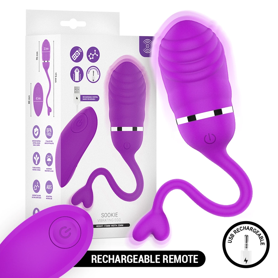 SOOKIE Remote Control Vibrating Egg Purple SOOKIE Remote Control Vibrating Egg Purple