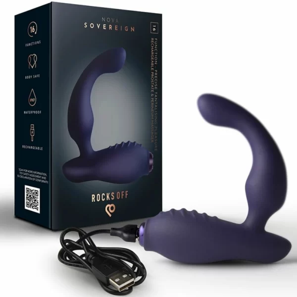 Nova Sovereign 16-Function Blue Intimate Wellness Device