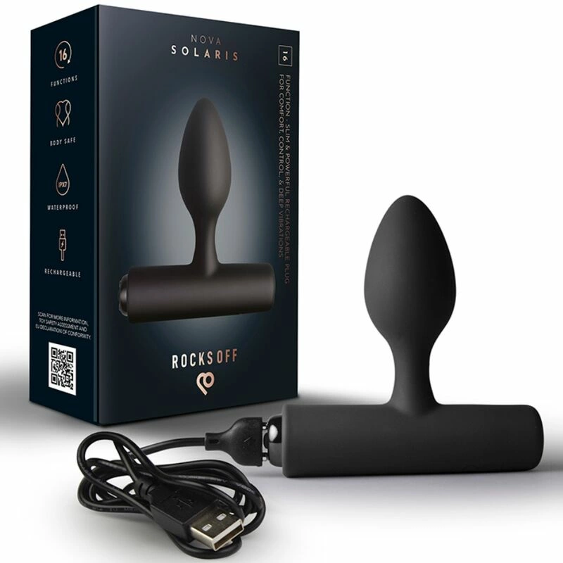 Nova Solaris Slim 16-Function Rechargeable Black Plug