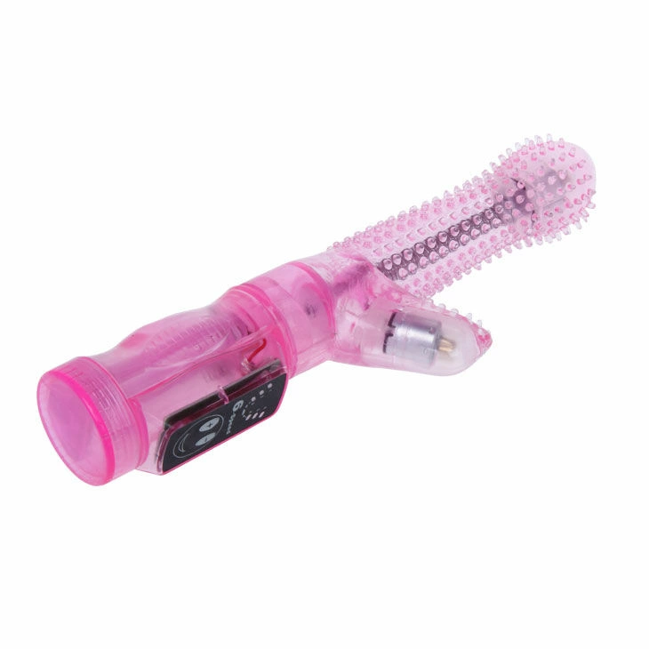 BAILE Intymny Kochanek Liliowy - wielofunkcyjny wibrator wodoodporny 23 cm