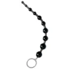 CalExotics X-10 Flexible Silicone Beads 28cm Black - Anelma CalExotics X-10 Flexible Silicone Beads 28cm Black
