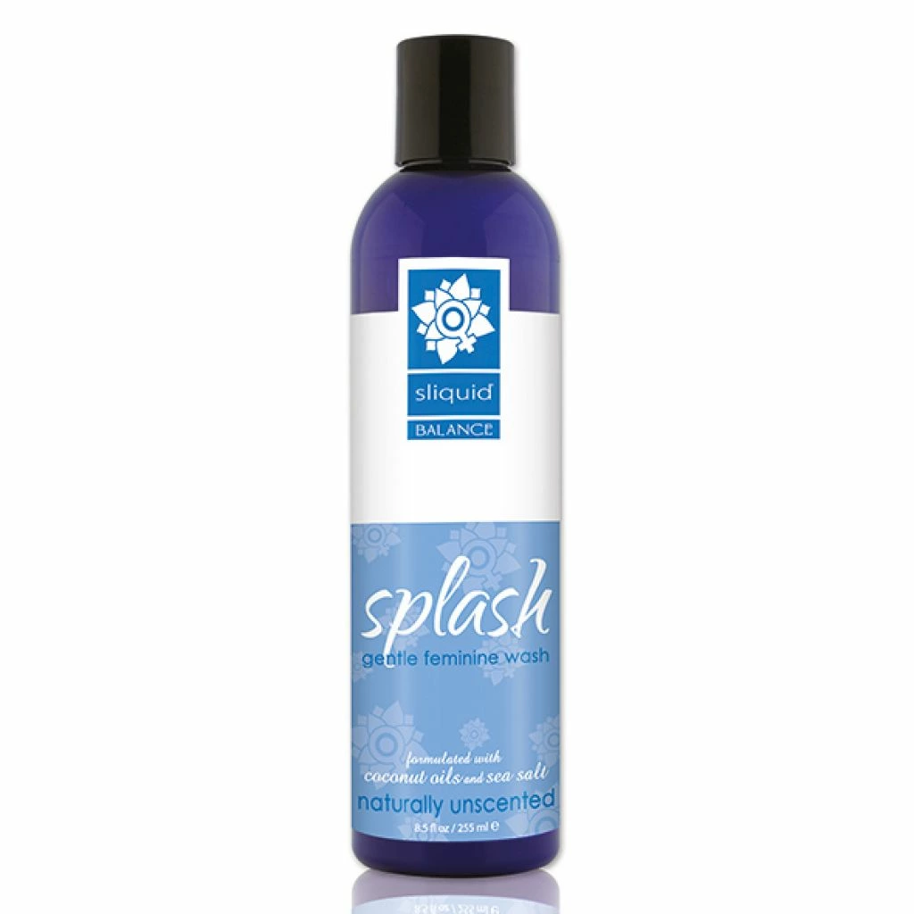 Sliquid Balance Splash Unscented Intimate Hygiene Wash 255ml - Anelma Sliquid Balance Splash Unscented Intimate Hygiene Wash 255ml