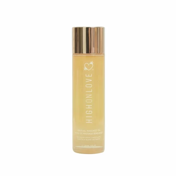 HighOnLove Massage Oil White Chocolate 120ml - Anelma HighOnLove Massage Oil White Chocolate 120ml