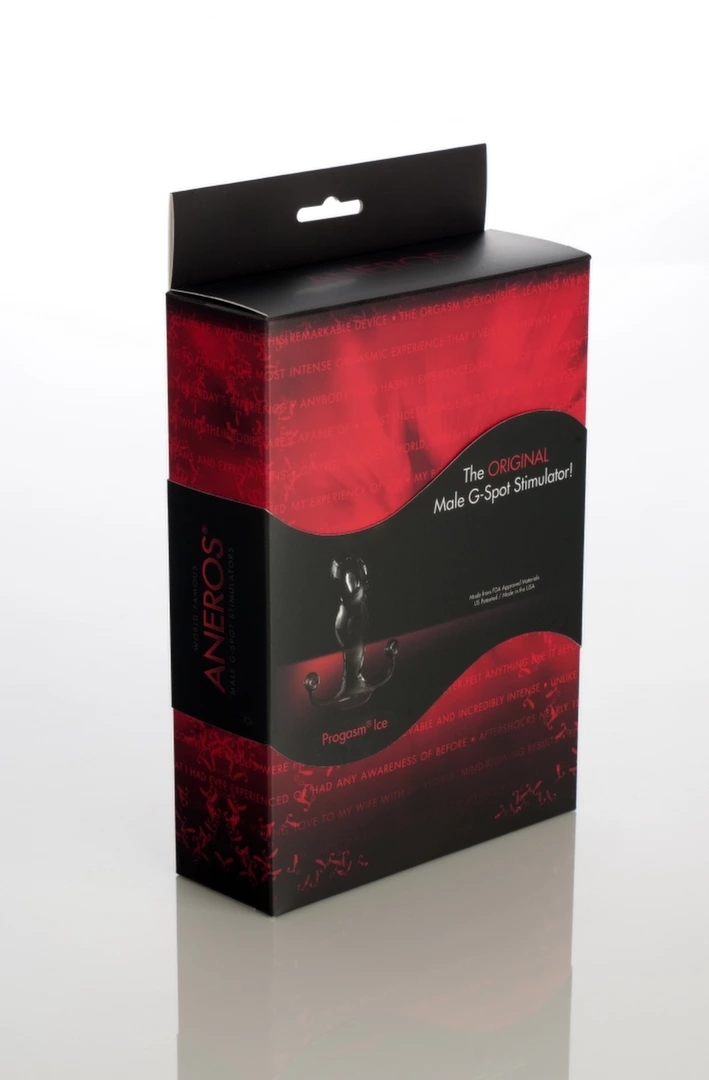Aneros Progasm Ice Black - zaawansowany stymulator punktu P
