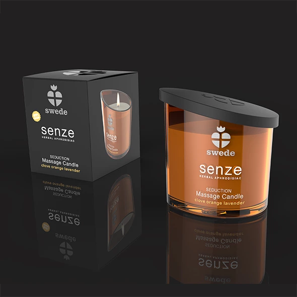 Swede Senze Massage Candle Seduction 50ml - Å›wieca do masaÅ¼u o zapachu goÅºdzikow