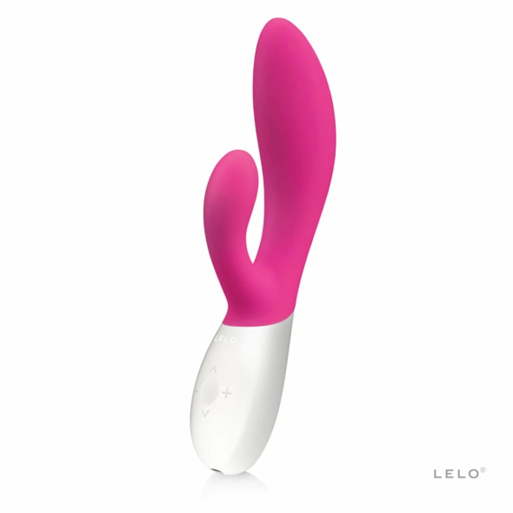 LELO Ina Wave Cerise - Dual Motor Silicone Massage Device - Anelma Lelo Ina Wave Cerise - vibraattori