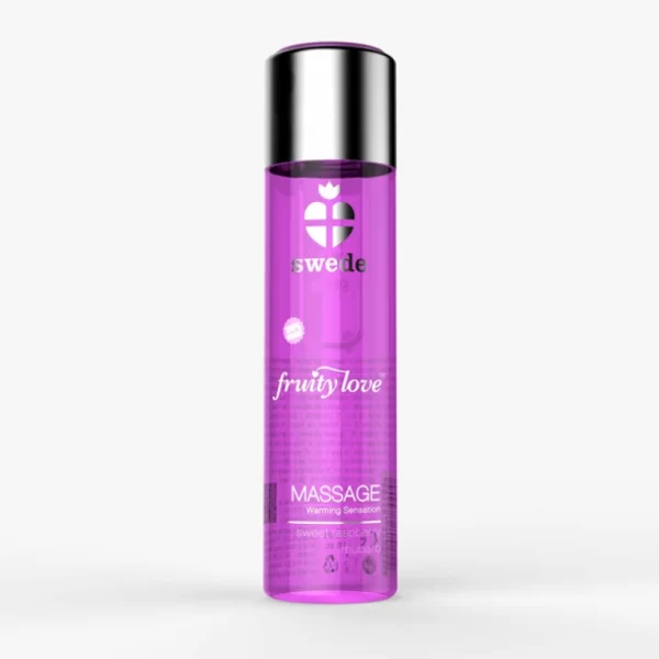 Swede Fruity Love Massage Lotion Sweet Raspberry Rhubarb 120ml Vegan