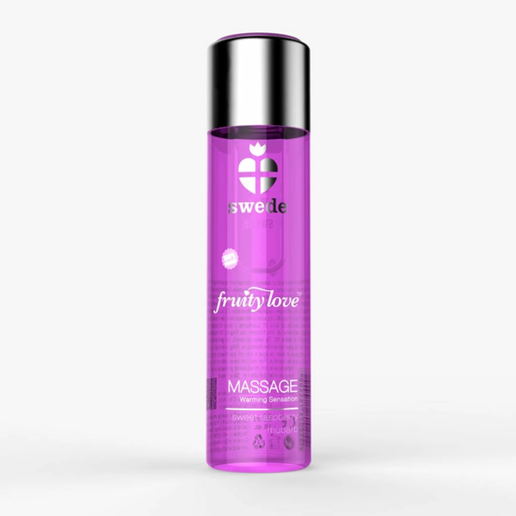 Swede Fruity Love Massage Lotion Sweet Raspberry Rhubarb 120ml Vegan