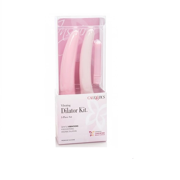 CalExotics Inspire Vibrating Silicone Dilator Set Pink 3
