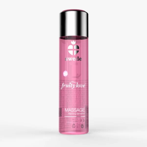 Swede Fruity Love Massage Gel Sparkling Strawberry Wine 120ml Vegan