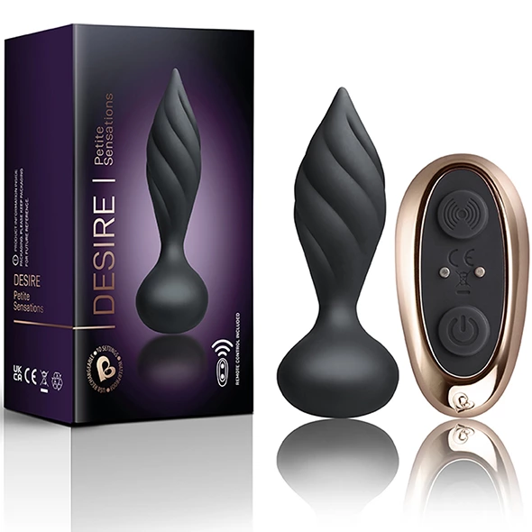 Rocks-Off Petite Sensations Desire Black - Remote Control Plug