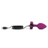 b-Vibe Jewel Plug S/M Pink Ruby - zdalnie sterowany model silikonowy