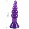 BAILE Climax Happens korek anatomiczny 17 cm liliowy z przyssawkÄ…