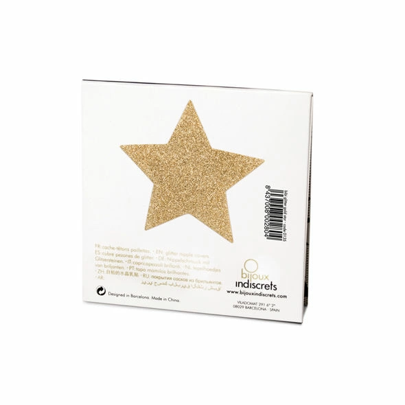 Bijoux Indiscrets Flash Golden Star Body Decorations