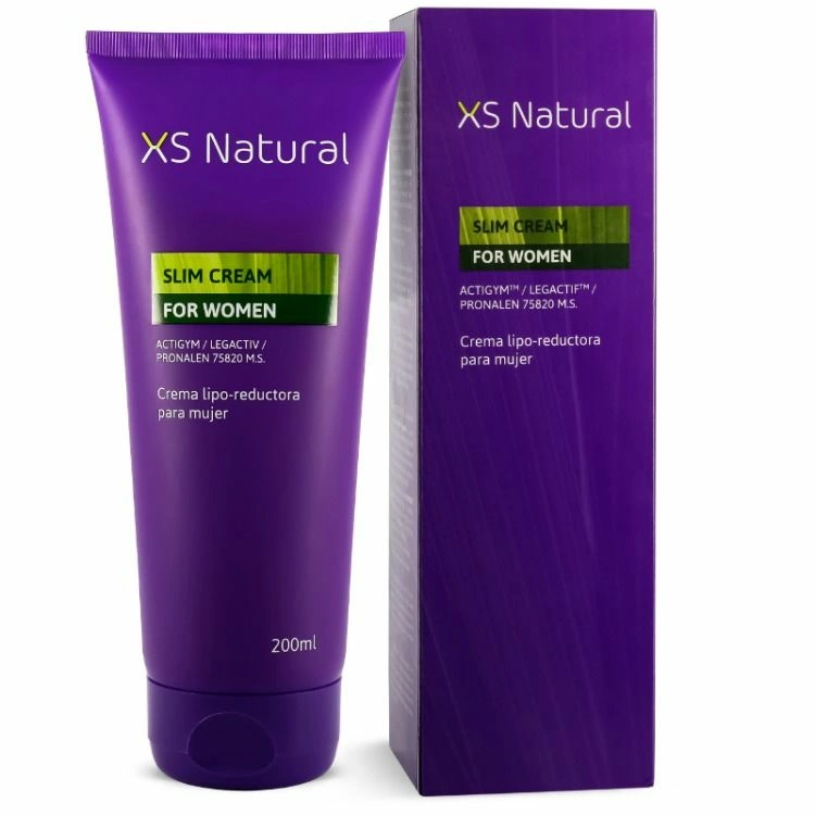 500 Cosmetics XS Natural Slim Anti-Cellulite Cream 200ml with Shea Butter - Anelma 500 Cosmetics XS Natural Slim Anti-Cellulite Cream 200ml with Shea Butter