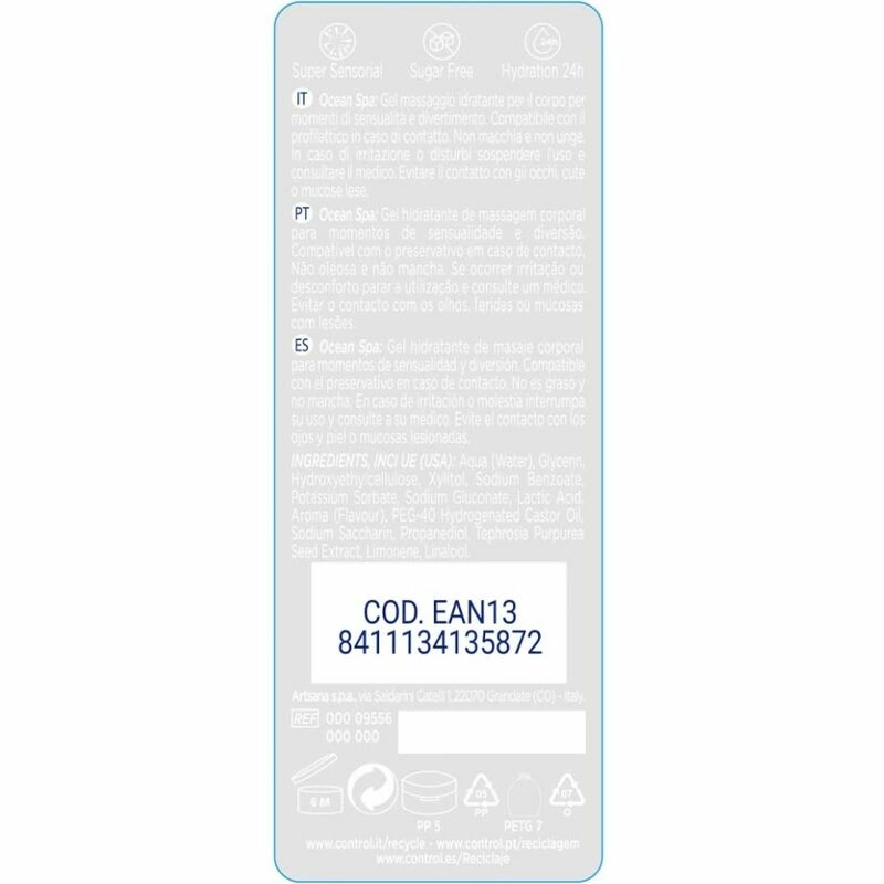 Control 2w1 Å¼el do masaÅ¼u Morze Åšrodziemne 200ml bez parabenow