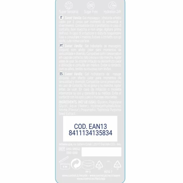 Control 2w1 Å»el do masaÅ¼u Madagascar SÅ‚odycz 200 ml bez parabenow