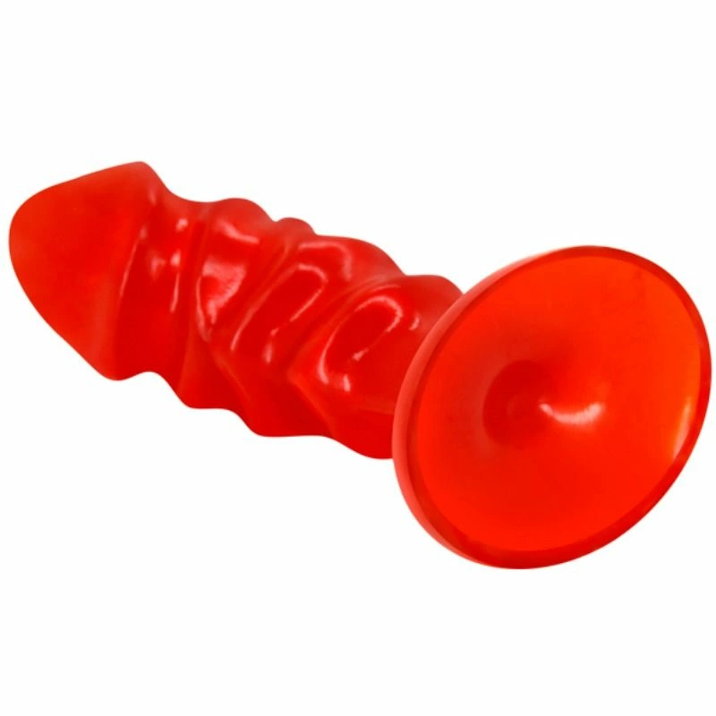 Baile Unisex Plug Model Red Suction Cup Flexible Anatomical
