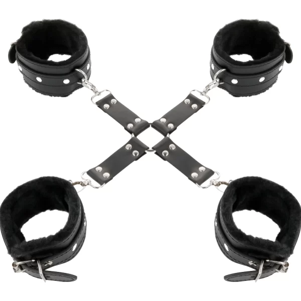 Darkness Premium Leather Restraint System for Hands