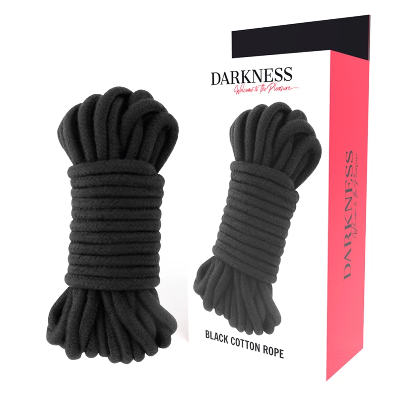 Darkness Lina JapoÅ„ska 10 m Czarna - BaweÅ‚niana Lina Bondage
