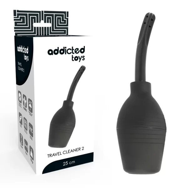 ADDICTED TOYS Squeeze Clean Black - Intimate Hygiene System
