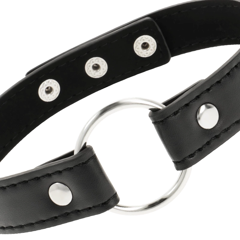 Coquette Chic Desire Vegan Leather Adjustable Necklace 38cm