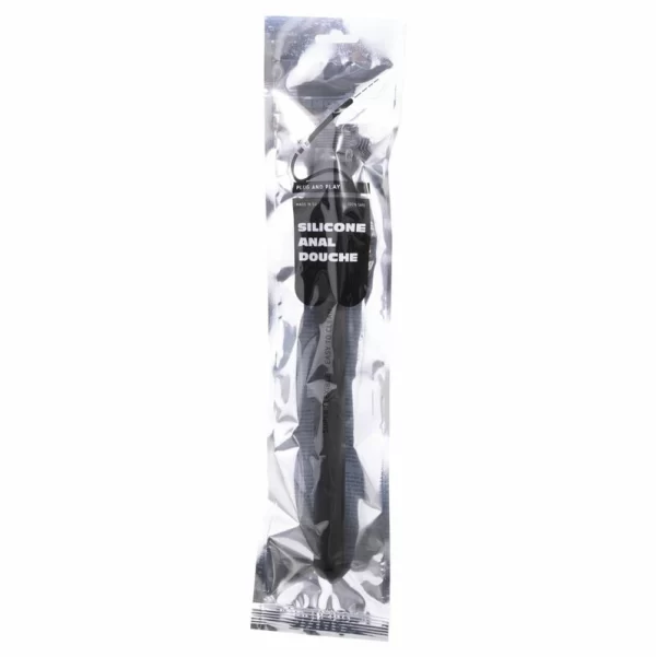 All Black Prysznicowy Irygator Silikonowy 27 cm - Elastyczny Adapter