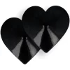 Coquette Chic Desire Black Heart-Shaped Reusable Metal
