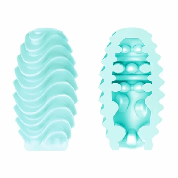 Pretty Love Turquoise Double-Sided Intimate Egg combines waterproof construction for comfortable